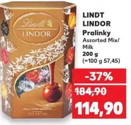 Kaufland LINDT LINDOR Pralinky nabídka
