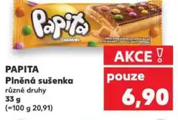 Kaufland PAPITA Plněná sušenka nabídka