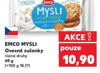 Kaufland EMCO MYSLI Ovesné sušenky nabídka