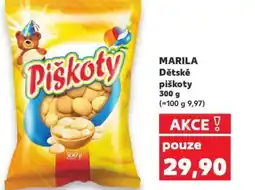 Kaufland MARILA Dětské piškoty nabídka
