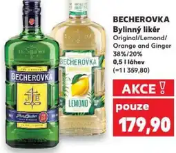 Kaufland BECHEROVKA Bylinný likér 0.5L nabídka