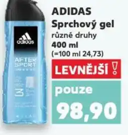 Kaufland ADIDAS Sprchový gel nabídka