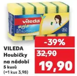 Kaufland VILEDA Houbičky na nádobí nabídka