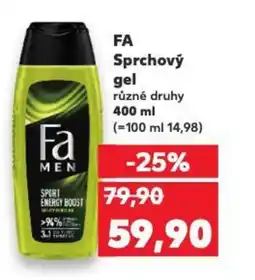 Kaufland FA Sprchový gel nabídka