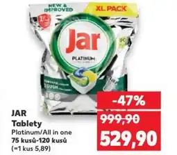 Kaufland JAR Tablety nabídka