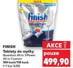 Kaufland FINISH Tablety do myčky nabídka