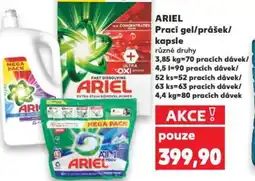 Kaufland ARIEL Prací gel/prášek/ kapsle nabídka