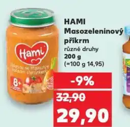 Kaufland HAMI Masozeleninový příkrm nabídka