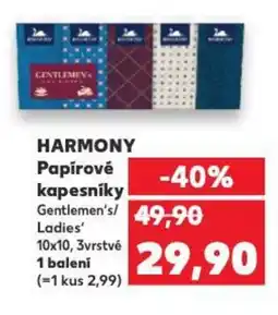 HARMONY Papírové kapesníky