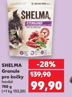 Kaufland SHELMA Granule pro kočky nabídka