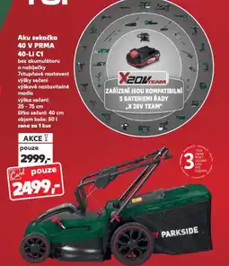 Kaufland Aku sekačka 40 V PRMA 40-Li C1 nabídka