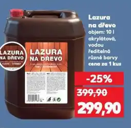 Kaufland Lazura na dřevo nabídka