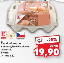 Kaufland Čerstvá vejce nabídka
