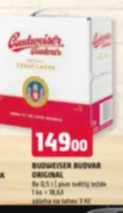 Terno BUDWEISER BUDVAR ORIGINAL nabídka