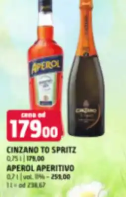 Terno CINZANO TO SPRITZ nabídka