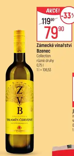 Globus Zámecké vinařství Bzenec nabídka