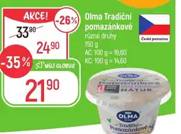 Globus Olma Tradiční pomazánkové nabídka