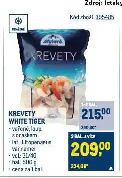 Makro Krevety white tiger nabídka
