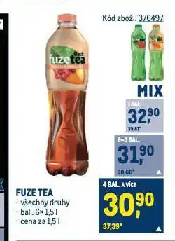Makro Fuze tea nabídka