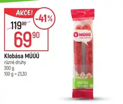 Globus Klobása MÚÚÚ nabídka