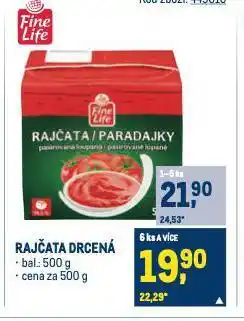 Makro Rajčata drcená nabídka