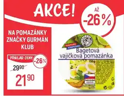 Globus NA POMAZÁNKY ZNAČKY GURMÁN KLUB nabídka