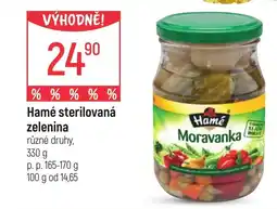 Globus Hamé sterilovaná zelenina nabídka