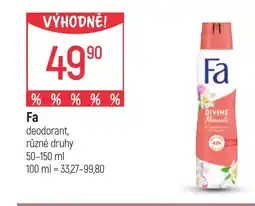 Globus Fa deodorant nabídka