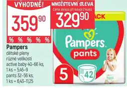 Globus Pampers nabídka