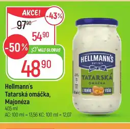 Globus Hellmann's Tatarská omáčka, Majonéza nabídka