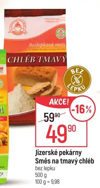 Globus Jizerské pekárny Směs na tmavý chléb nabídka