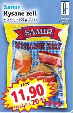 Norma Samir Kysané zelí nabídka