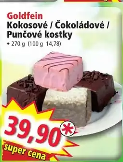 Norma Goldfein Kokosové / Čokoládové / Punčové kostky nabídka