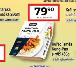 Hruška Kuřecí směs kung-pao s rýží nabídka