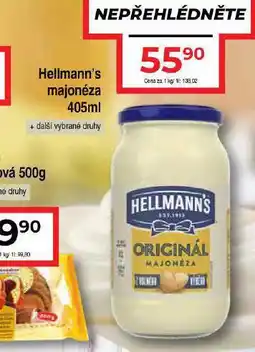 Hruška Hellmann's majonéza nabídka