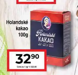 Hruška Holandské kakao nabídka