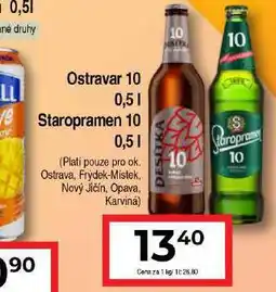 Hruška Pivo staropramen nabídka