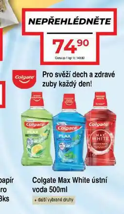 Hruška Colgate ústní voda nabídka