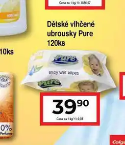 Hruška Pure dětské vlhčené ubrousky nabídka