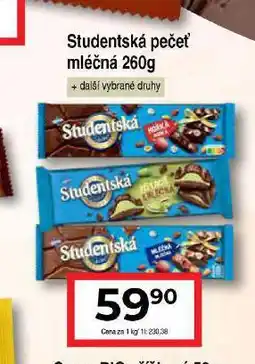 Hruška Orion studentská pečeť nabídka