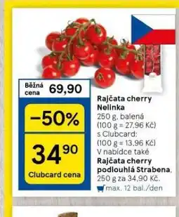 Tesco Rajčata cherry nelinka nabídka