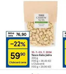 Tesco Kešu jádra nabídka