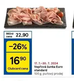 Tesco Vepřová euro šunka nabídka