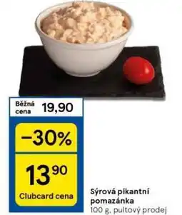 Tesco Sýrová pikantní pomazánka nabídka