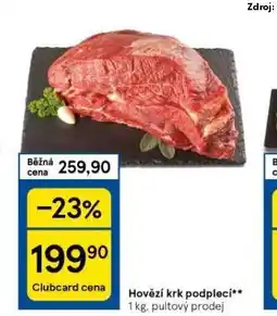 Tesco Hovězí krk podplecí nabídka