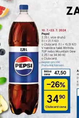 Tesco Pepsi nabídka