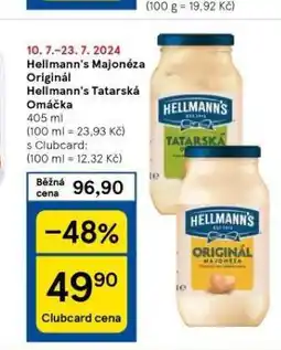 Tesco Hellmann's majonéza nabídka