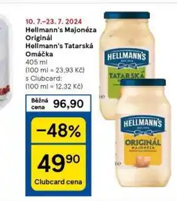 Tesco Hellmann's tatarská omáčka nabídka