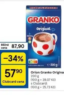 Tesco Orion granko nabídka