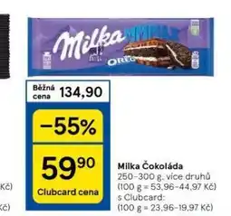 Tesco Milka čokoláda nabídka